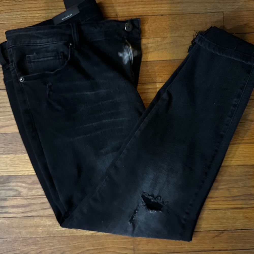 Risen Distressed Black Jeans BNWT